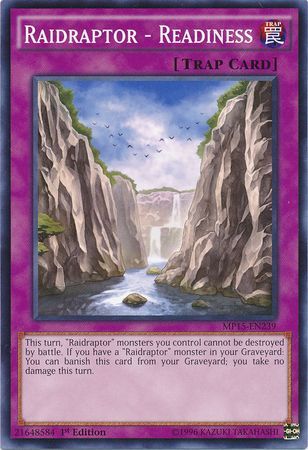 Raidraptor Readiness MP15 EN239 Common 1st Edition Yu Gi Oh 2015 Mega Tins MP15 Raidraptor Readiness MP15 EN239 Common 1st Edition Yu Gi Oh 2015 Mega Tins MP15