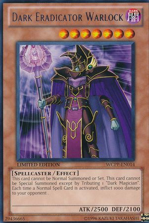 Dark Eradicator Warlock WCPP EN014 Rare Yu Gi Oh Promo Cards Dark Eradicator Warlock WCPP EN014 Rare Yu Gi Oh Promo Cards
