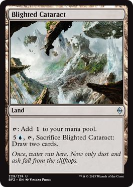 Blighted Cataract 229 274 Battle for Zendikar Singles Blighted Cataract 229 274 Battle for Zendikar Singles