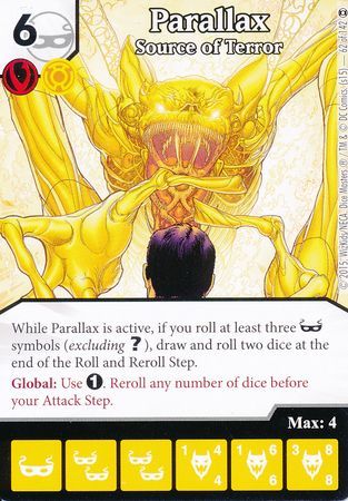 Parallax Source of Terror Common DC Dice Masters War of Light Singles Parallax Source of Terror Common DC Dice Masters War of Light Singles