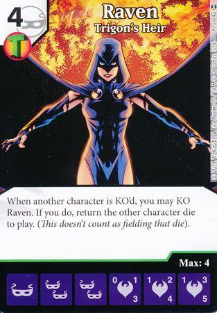 Raven Trigon s Heir Uncommon DC Dice Masters War of Light Singles Raven Trigon s Heir Uncommon DC Dice Masters War of Light Singles