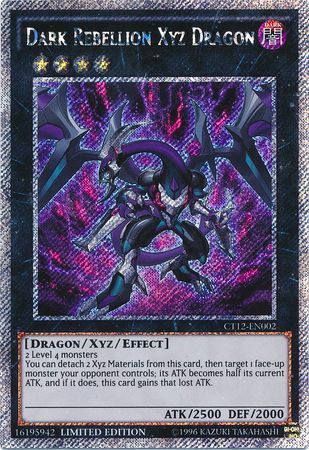 Yugioh Dark Rebellion Xyz Dragon NECH-EN053 Unlimited Ghost Rare Near Mint Fast 