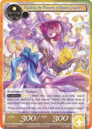 Pandora the Princess of History Chanter MOA 006 Uncommon Pandora the Princess of History Chanter MOA 006 Uncommon