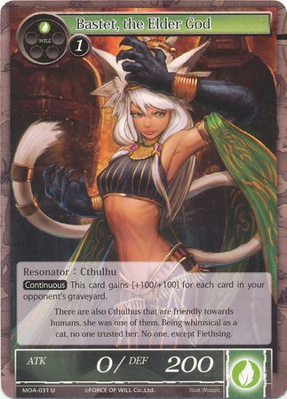 Bastet the Elder God MOA 031 Uncommon Bastet the Elder God MOA 031 Uncommon