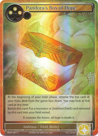 Pandora s Box of Hope MOA 007 Common Foil Force of Will The Millennia of Ages Foil Singles Pandora s Box of Hope MOA 007 Common Foil Force of Will The Millennia of Ages Foil Singles
