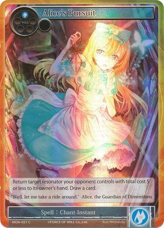 Alice s Pursuit MOA 021 Common Foil Force of Will The Millennia of Ages Foil Singles Alice s Pursuit MOA 021 Common Foil Force of Will The Millennia of Ages Foil Singles