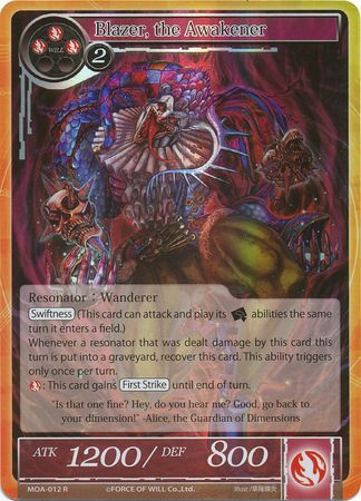 Blazer the Awakener MOA 012 Rare Foil Force of Will The Millennia of Ages Foil Singles Blazer the Awakener MOA 012 Rare Foil Force of Will The Millennia of Ages Foil Singles