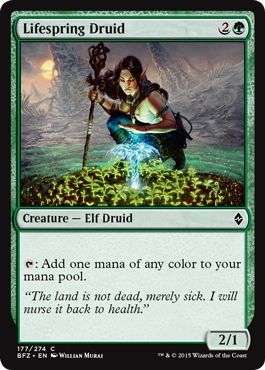 Lifespring Druid 177 274 Battle for Zendikar Singles Lifespring Druid 177 274 Battle for Zendikar Singles