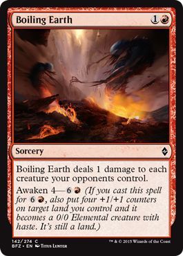 Boiling Earth 142 274 Battle for Zendikar Singles Boiling Earth 142 274 Battle for Zendikar Singles