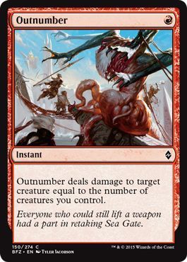 Outnumber 150 274 Battle for Zendikar Singles Outnumber 150 274 Battle for Zendikar Singles