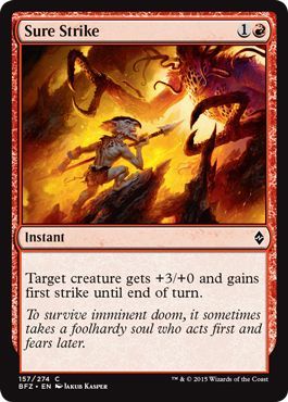 Sure Strike 157 274 Battle for Zendikar Singles Sure Strike 157 274 Battle for Zendikar Singles