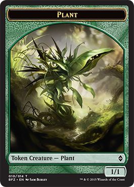 Plant Token 010 BFZ Battle for Zendikar Singles Plant Token 010 BFZ Battle for Zendikar Singles