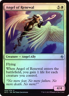 Angel of Renewal 018 274 Foil Angel of Renewal 018 274 Foil