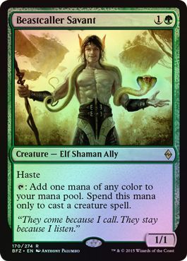 Beastcaller Savant 170 274 Foil Beastcaller Savant 170 274 Foil
