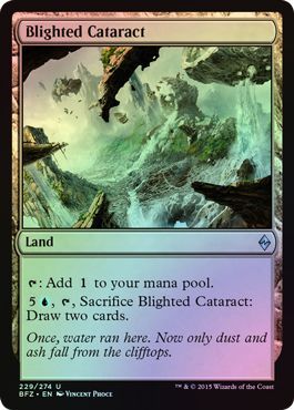 Blighted Cataract 229 274 Foil Battle for Zendikar Foil Singles Blighted Cataract 229 274 Foil Battle for Zendikar Foil Singles