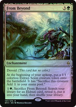 From Beyond Foil 167 274 Battle for Zendikar Foil Singles From Beyond Foil 167 274 Battle for Zendikar Foil Singles