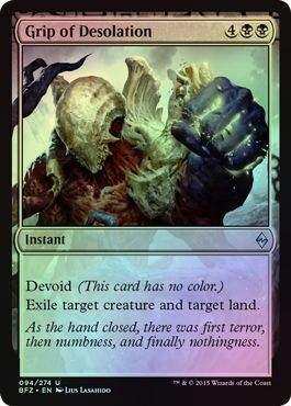 Grip of Desolation Foil 94 274 Battle for Zendikar Foil Singles Grip of Desolation Foil 94 274 Battle for Zendikar Foil Singles