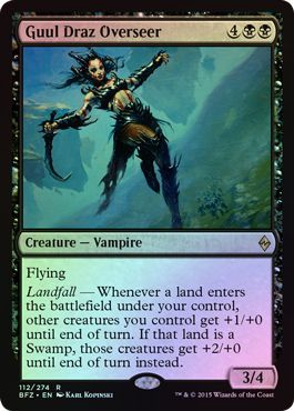 Guul Draz Overseer 112 274 Foil Battle for Zendikar Foil Singles Guul Draz Overseer 112 274 Foil Battle for Zendikar Foil Singles