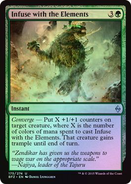 Infuse with the Elements 175 274 Foil Battle for Zendikar Foil Singles Infuse with the Elements 175 274 Foil Battle for Zendikar Foil Singles