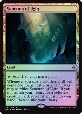 Sanctum of Ugin 242 274 Foil Battle for Zendikar Foil Singles Sanctum of Ugin 242 274 Foil Battle for Zendikar Foil Singles