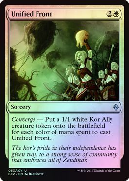 Unified Front 053 274 Foil Unified Front 053 274 Foil