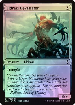 Eldrazi Devastator 007 274 Foil Battle for Zendikar Foil Singles Eldrazi Devastator 007 274 Foil Battle for Zendikar Foil Singles
