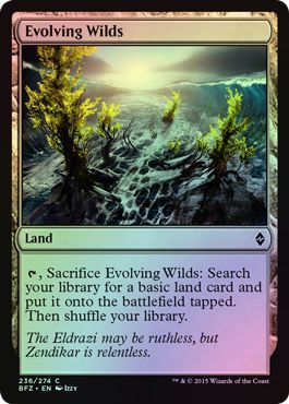 Evolving Wilds 236 274 Foil Battle for Zendikar Foil Singles Evolving Wilds 236 274 Foil Battle for Zendikar Foil Singles