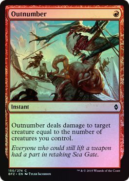 Outnumber 150 274 Foil Outnumber 150 274 Foil