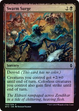Swarm Surge 100 274 Foil Battle for Zendikar Foil Singles Swarm Surge 100 274 Foil Battle for Zendikar Foil Singles