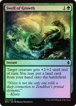 Swell of Growth 191 274 Foil Battle for Zendikar Foil Singles Swell of Growth 191 274 Foil Battle for Zendikar Foil Singles