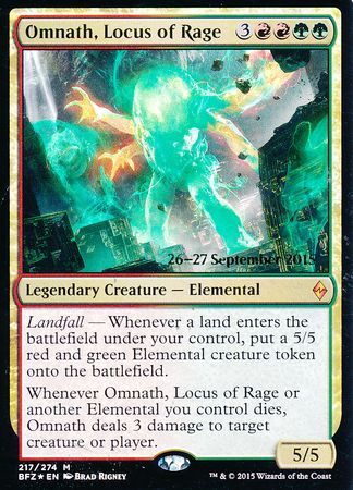 Omnath, Locus Of Rage 217 274 - Magic 