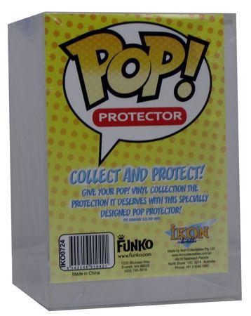 POP Protector Plastic Figure Case Funko IKO0724 POP Vinyl Figure 1042 POP Protector Plastic Figure Case Funko IKO0724 POP Vinyl Figure 1042