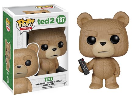Ted with Remote 187 POP Vinyl Figure Ted 2 Ted with Remote 187 POP Vinyl Figure Ted 2