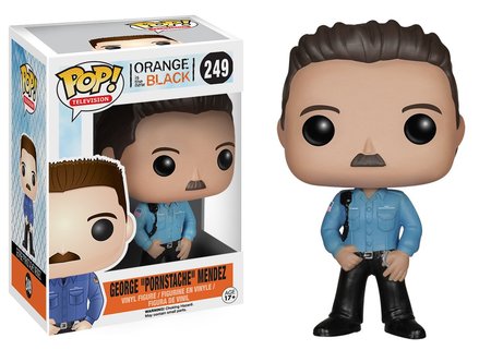 George Pornstache Mendez 249 POP Vinyl Figure Orange is the New Black George Pornstache Mendez 249 POP Vinyl Figure Orange is the New Black