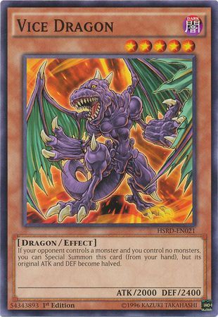Vice Dragon HSRD EN021 Common 1st Edition Vice Dragon HSRD EN021 Common 1st Edition