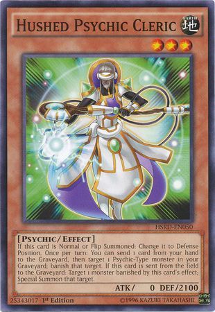 Hushed Psychic Cleric HSRD EN050 Common 1st Edition High Speed Riders 1st Edition Singles Hushed Psychic Cleric HSRD EN050 Common 1st Edition High Speed Riders 1st Edition Singles