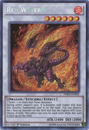 Red Wyvern HSRD EN022 Secret Rare 1st Edition High Speed Riders 1st Edition Singles Red Wyvern HSRD EN022 Secret Rare 1st Edition High Speed Riders 1st Edition Singles