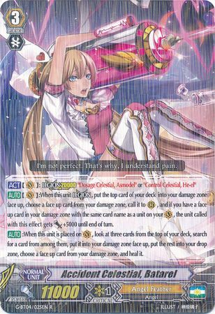 Accident Celestial Batarel G BT04 025EN Rare R G Booster Set 4 Soul Strike Against the Supreme Singles Accident Celestial Batarel G BT04 025EN Rare R G Booster Set 4 Soul Strike Against the Supreme Singles
