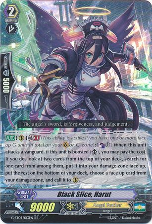 Black Slice Harut G BT04 013EN Double Rare RR Black Slice Harut G BT04 013EN Double Rare RR