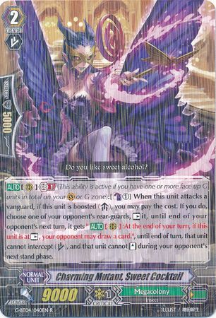 Charming Mutant Sweet Cocktail G BT04 040EN Rare R G Booster Set 4 Soul Strike Against the Supreme Singles Charming Mutant Sweet Cocktail G BT04 040EN Rare R G Booster Set 4 Soul Strike Against the Supreme Singles