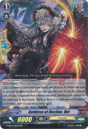 Goddess of Decline Hel G BT04 017EN Double Rare RR G Booster Set 4 Soul Strike Against the Supreme Singles Goddess of Decline Hel G BT04 017EN Double Rare RR G Booster Set 4 Soul Strike Against the Supreme Singles