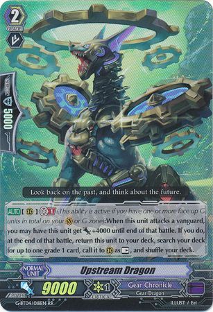 Upstream Dragon G BT04 018EN Double Rare RR Upstream Dragon G BT04 018EN Double Rare RR