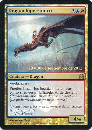 Spanish Hypersonic Dragon Dragon hipersonico Prerelease Foil Promo Spanish Promos Spanish Hypersonic Dragon Dragon hipersonico Prerelease Foil Promo Spanish Promos