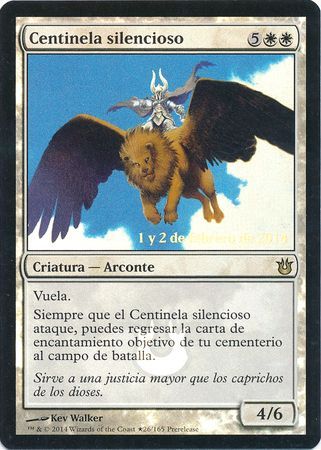 Centinela silencioso Silent Sentinel Spanish BNG Prerelease Foil Promo Spanish Promos Centinela silencioso Silent Sentinel Spanish BNG Prerelease Foil Promo Spanish Promos