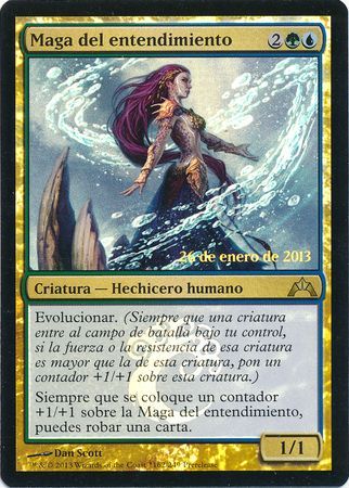 Spanish Fathom Mage Maga del entendimiento Prerelease Foil Promo Spanish Promos Spanish Fathom Mage Maga del entendimiento Prerelease Foil Promo Spanish Promos