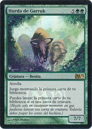 Spanish Garruk s Horde Horda de Garruk Launch Foil Promo Spanish Promos Spanish Garruk s Horde Horda de Garruk Launch Foil Promo Spanish Promos