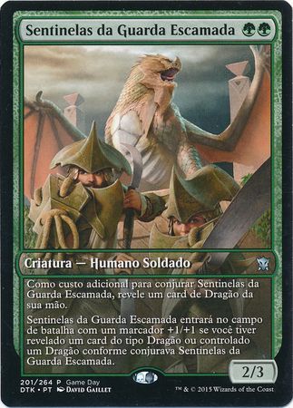 Portuguese Scaleguard Sentinels Sentinelas da Guarda Escamada Game Day Foil Promo Other Languages Promos Portuguese Scaleguard Sentinels Sentinelas da Guarda Escamada Game Day Foil Promo Other Languages Promos
