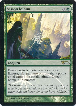 Vision lejana Farseek Spanish FNM Foil Promo Vision lejana Farseek Spanish FNM Foil Promo