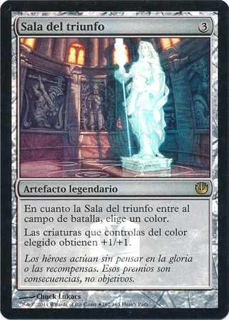Spanish Hall of Triumph Sala del triunfo Hero s Path Foil Promo Spanish Hall of Triumph Sala del triunfo Hero s Path Foil Promo