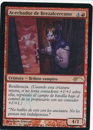 Spanish Nearheath Stalker Acechador de Brezalcercano Gateway Foil Promo Spanish Promos Spanish Nearheath Stalker Acechador de Brezalcercano Gateway Foil Promo Spanish Promos